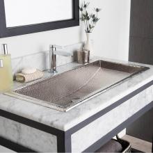 Native Trails CPS500 - Trough 30 Bathroom Sink in Brushed Nickel