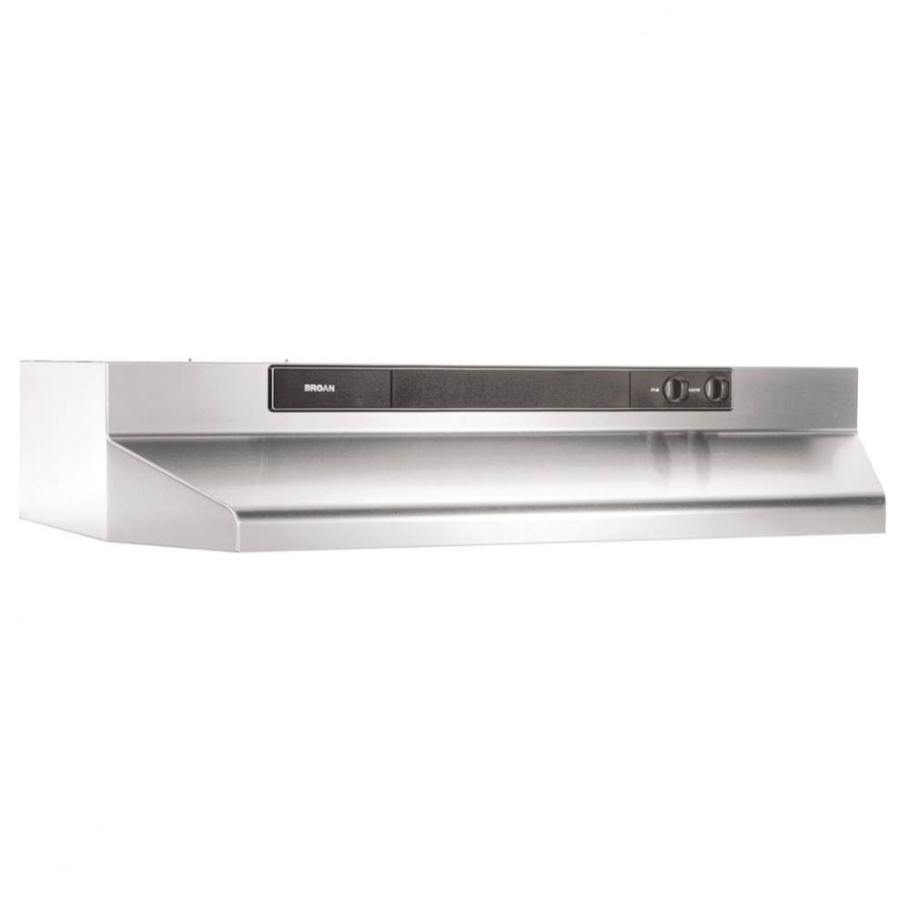 30'' 220 cfm Stainless Steel Under-Cabinet Range Hood