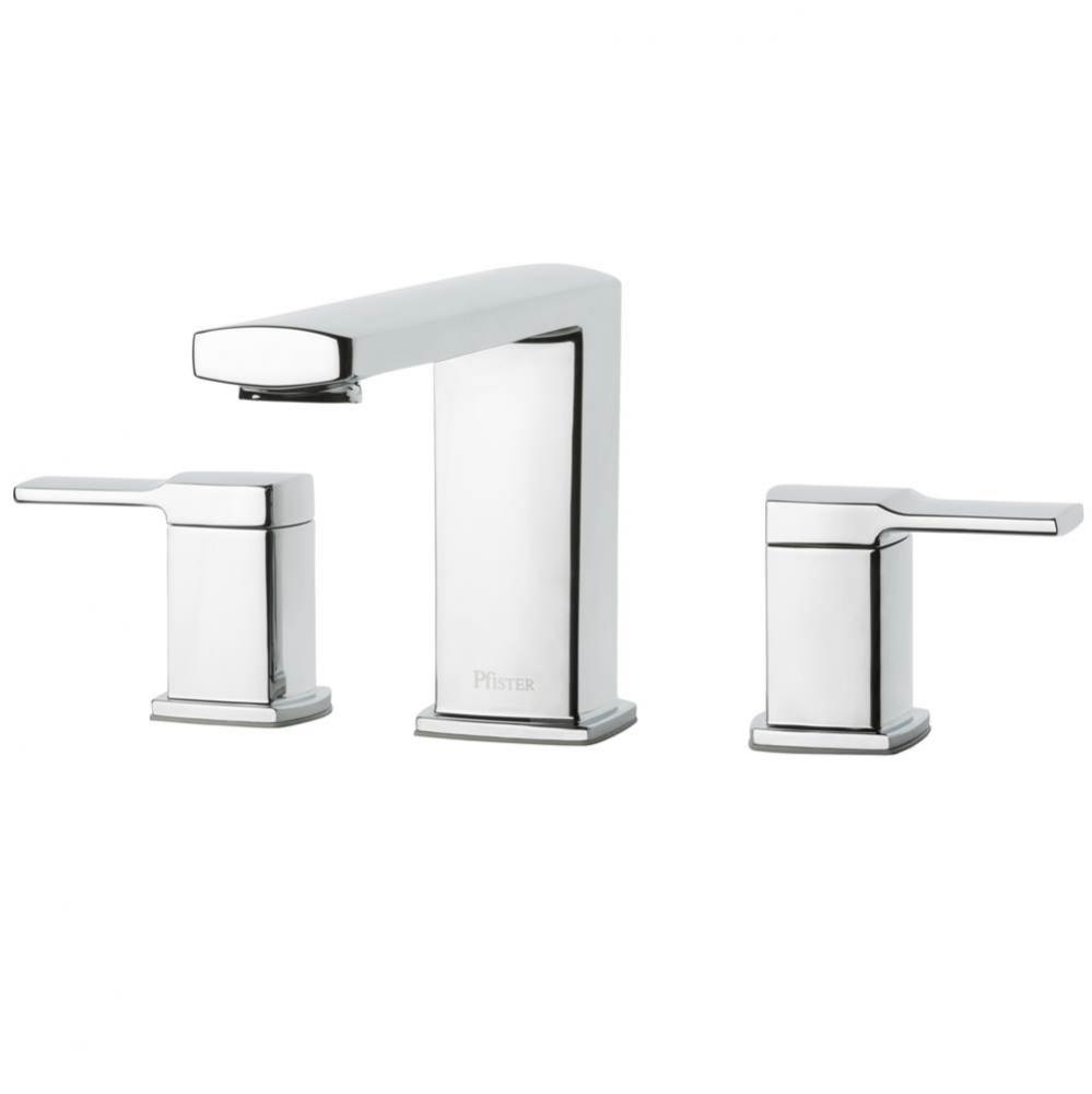 Deckard 2-Handle Roman Tub Trim in Polished Chrome