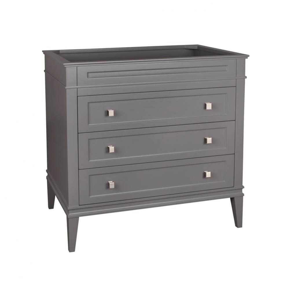 36'' Laurel  Bathroom Vanity Cabinet Base in Empire Gray