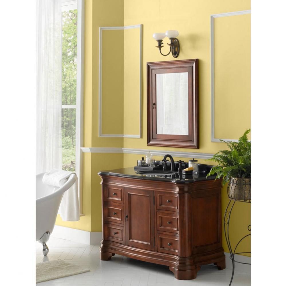 48'' Le Manns Bathroom Vanity Cabinet Base in Colonial Cherry