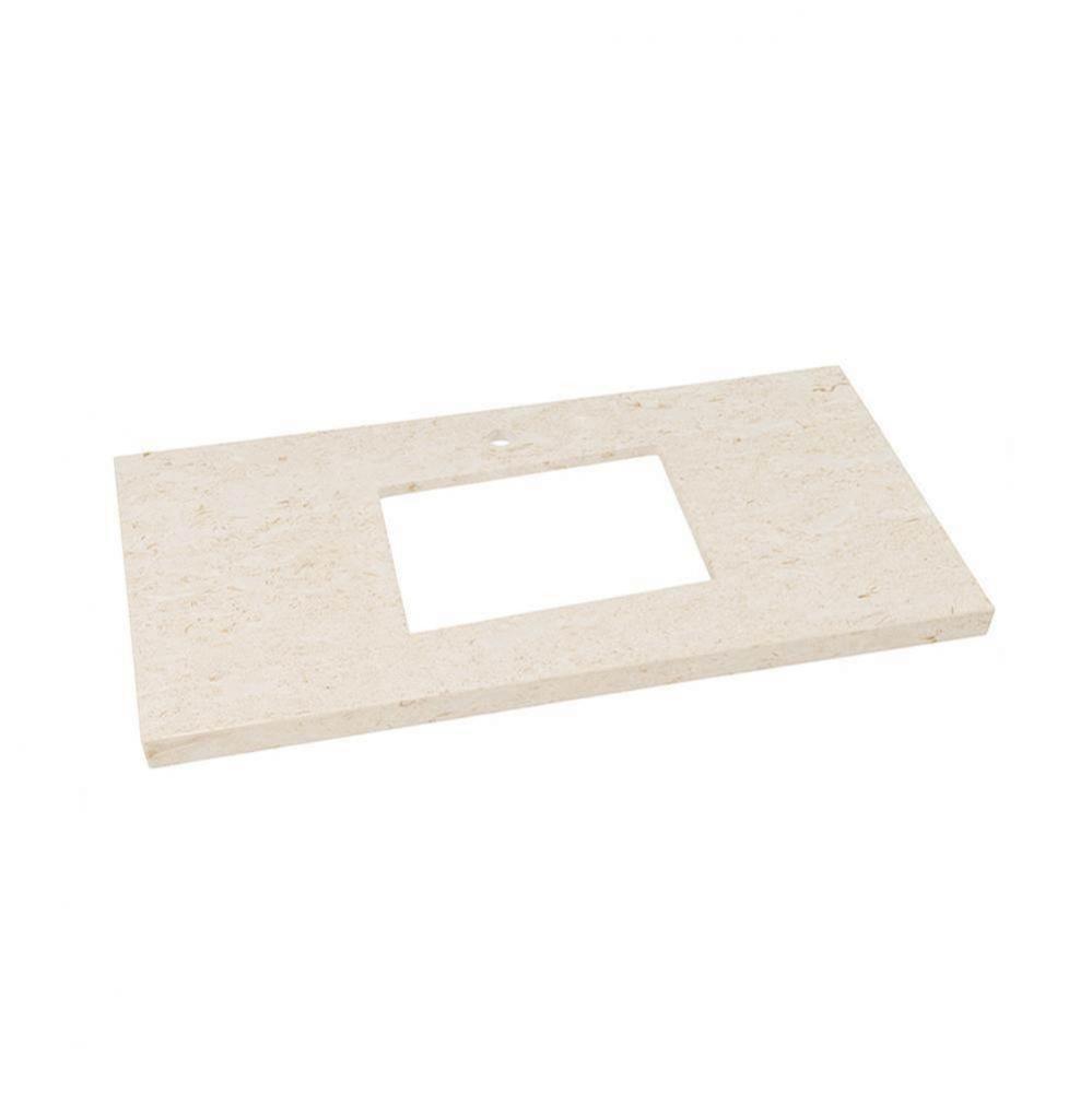 48'' x 19'' WideAppeal™  Marble Vanity Top in Cream Beige - 2 3/4'&apos