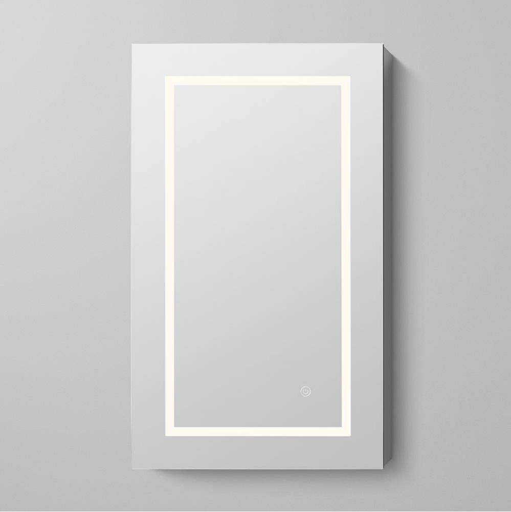 18'' Marquee Rectangular Frameless LED Medicine Cabinet