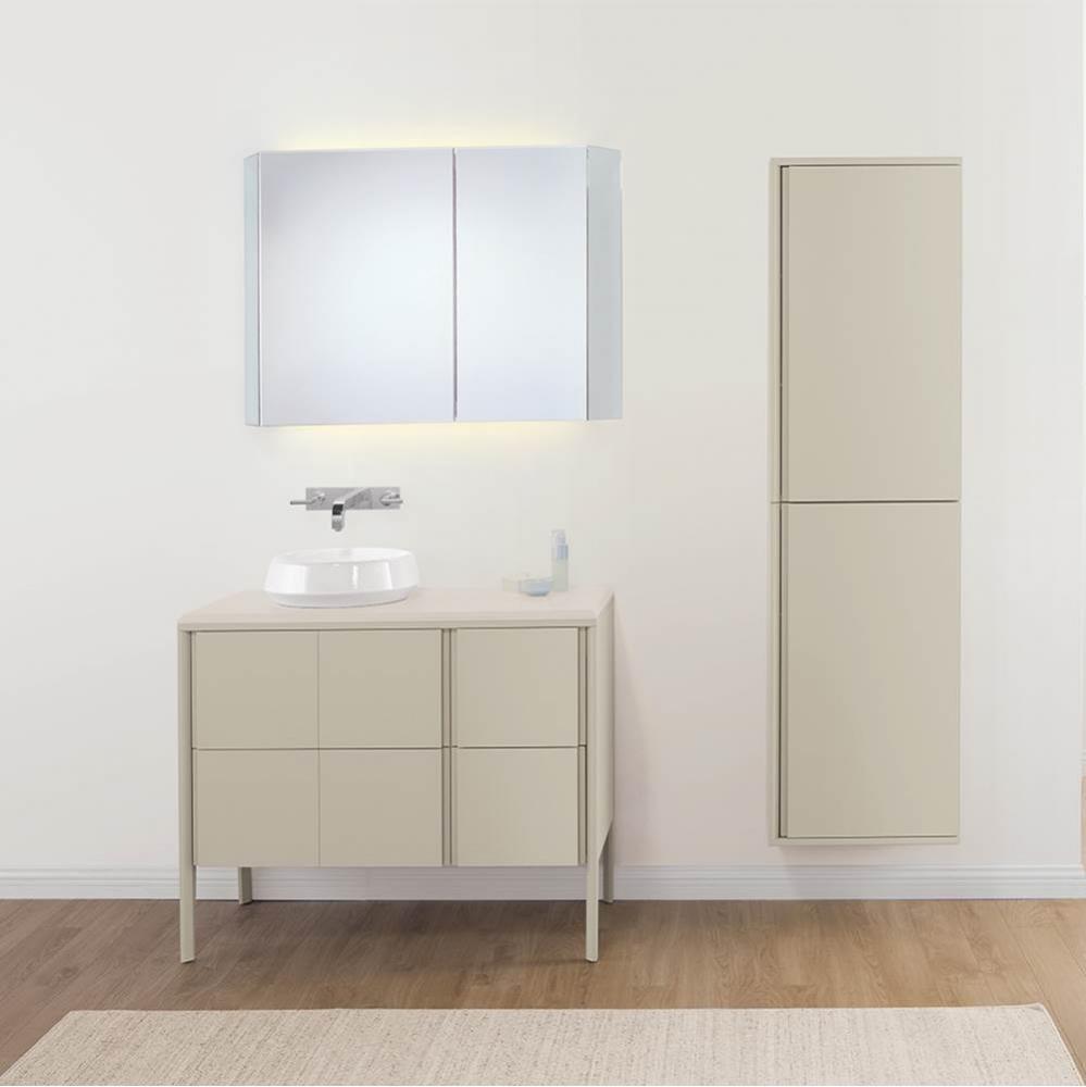 41'' Brit Left Vanity - Bristol Beige