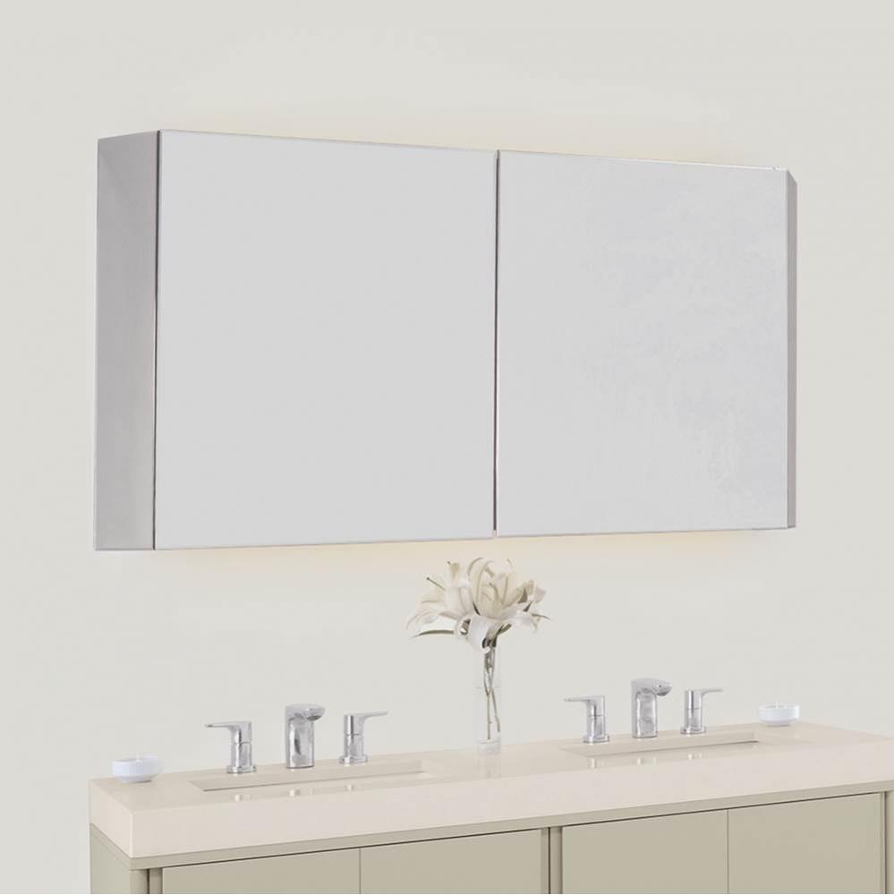 53'' Brit Mirror Cabinet in Bristol Beige