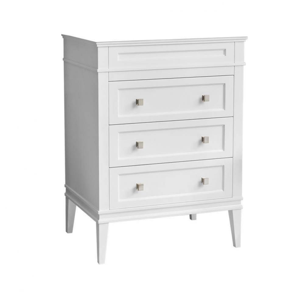 24'' Laurel  Bathroom Vanity Cabinet Base in White