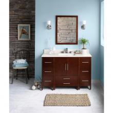 Ronbow 039248-3-H01 - 48'' Juno Bathroom Vanity Cabinet Base in Dark Cherry