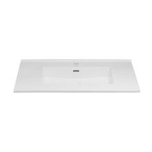 Ronbow 215532-1-WH - 32'' Larisa™ Ceramic Sinktop with Single Faucet Hole in White