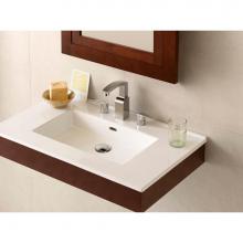 Ronbow 215532-8-WH - 32'' Larisa™ Ceramic Sinktop with 8'' Widespread Faucet Hole in White