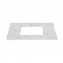 Ronbow 302237-8-CW - 37'' Stone top for single Rectangular Undermount sink with 8'' widespread in C