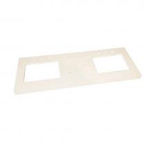 Ronbow 303361-8D-MY - 61'' x 22'' WideAppeal™ Marble Vanity Top in Cream Beige - 2 3/4''