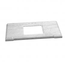 Ronbow 308031-8-CW - 31'' x 22'' Torino Marble Vanity Top in Carrara White