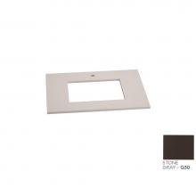 Ronbow 362231-1-Q30 - 31'' x 22'' TechStone™ Vanity Top in Stone Gray - 3/4'' Thick