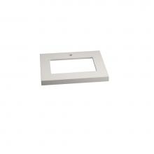 Ronbow 363325-1-Q01 - 25'' x 22'' TechStone™  WideAppeal™Vanity Top in Solid White - 2'&apo