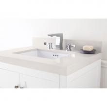 Ronbow 363331-8-Q01 - 31'' x 22'' TechStone™  WideAppeal™Vanity Top in Solid White - 2'&apo