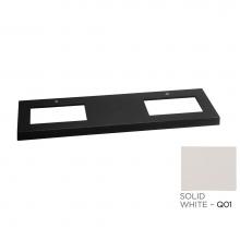 Ronbow 363361-1D-Q01 - 61'' x 22'' TechStone™  WideAppeal™ Vanity Top in Solid White - 2 3/4&apos