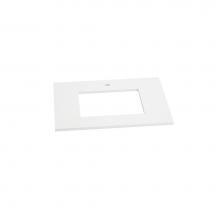 Ronbow 365524-1-Q01 - 24'' x 19'' TechStone™  Vanity Top in Solid White - 3/4'' Thick