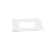 Ronbow 365532-1-Q01 - 32'' x 19'' TechStone™  Vanity Top in Solid White - 3/4'' Thick