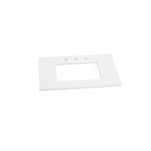 Ronbow 365532-8-Q01 - 32'' x 19'' TechStone™  Vanity Top in Solid White - 3/4'' Thick