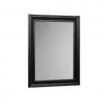 Ronbow 606124-B01 - 24'' William Traditional Solid Wood Framed Bathroom Mirror in Antique Black