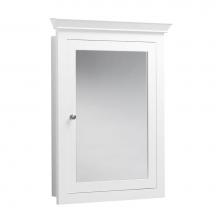 Ronbow 617026-W01 - 26'' Tristan Transitional Solid Wood Framed Medicine Cabinet in White