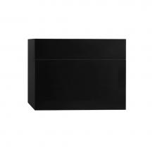 Ronbow 632018-3-B02 - 18'' Wall Mount Drawer Bridge with Wood Front in Black