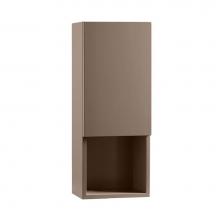 Ronbow 687230-E01 - 12'' Cooper Contemporary Bathroom Wall Cabinet in Blush Taupe