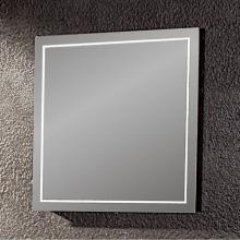 Ronbow E085110-E60 - 20'' Waterspace Square Mirror with LED in Ebo Gray