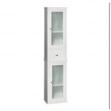 Ronbow 687156-E23 - 55'' Tall Cole Bathroom Wall Cabinet in Glossy White