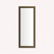 Robern DM1640BM67 - DC FRAMED WALL MIRROR, BM, 16X40, VN BRASS