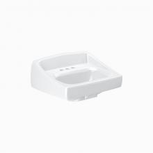 Sloan 3873003T - SS3003 W HUNG SINK W/BK SPL 4'' C'SET CO