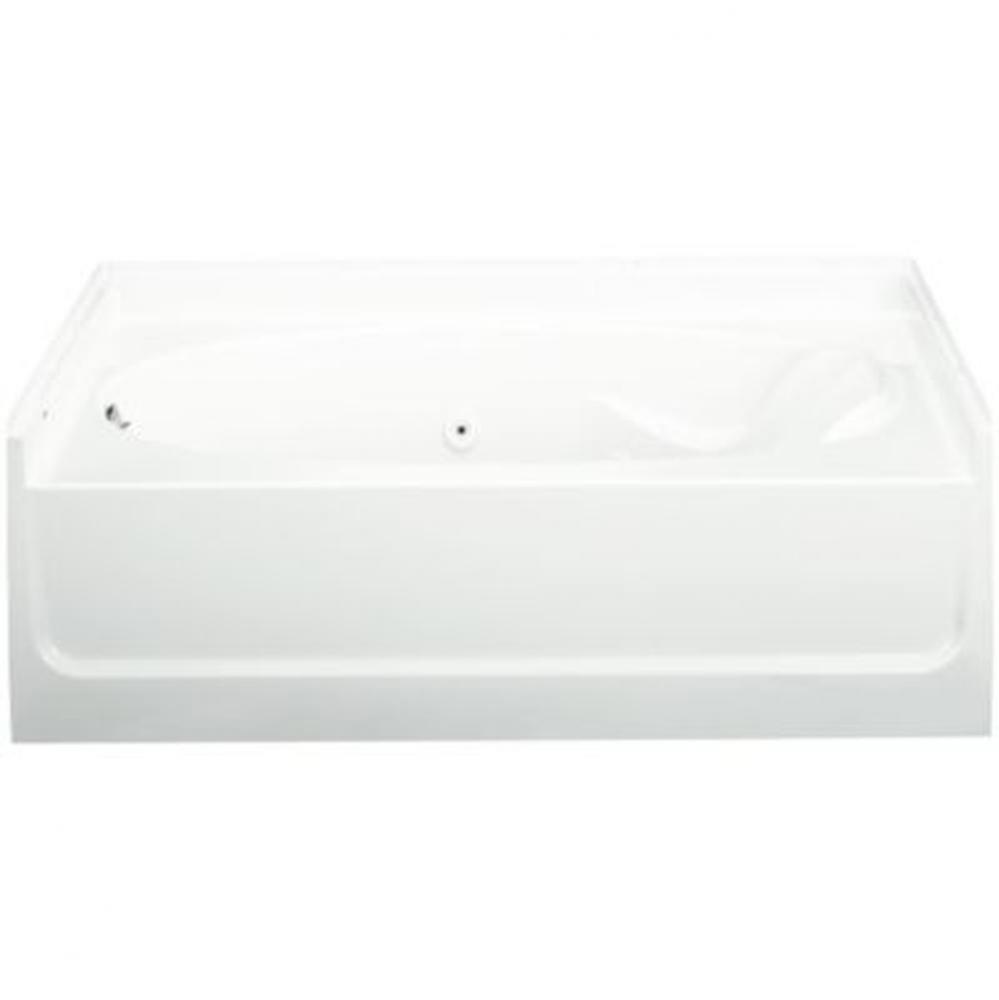 Ensemble, Series 7610, 60'' x 36'' 6 Jet Whirlpool Bath - Left-hand Drain