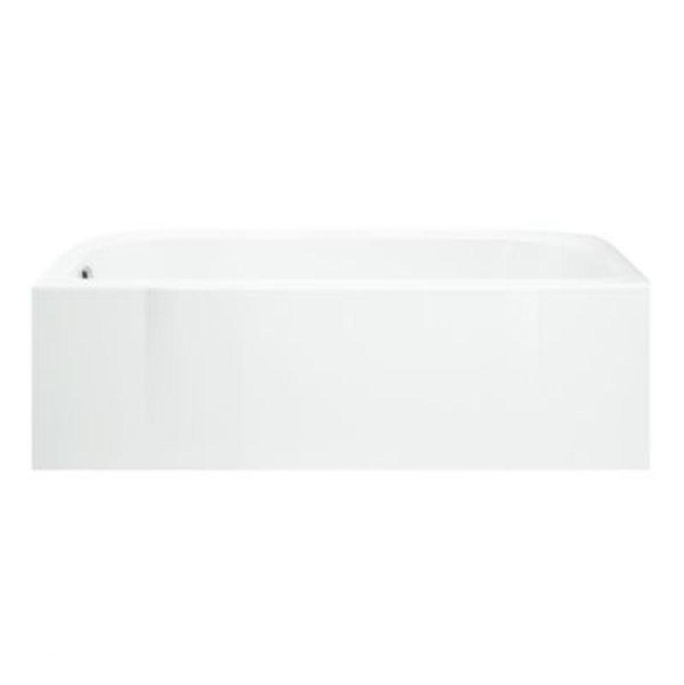 Accord® 60-1/4'' x 30'' bath with Aging in Place backerboard and left-han