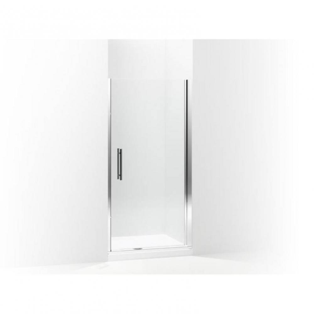 Finesse™ Peak® Headerless frameless pivot shower door 39'' max opening x 67'