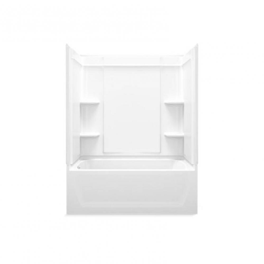 Ensemble™ Medley® 60'' x 32'' bath/shower with left-hand above-floor dr