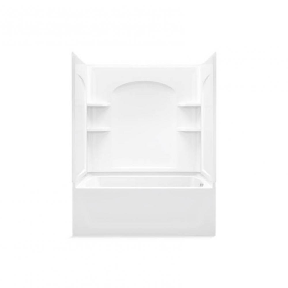 Ensemble™ 60-1/4'' x 32'' bath/shower with right-hand above-floor drain