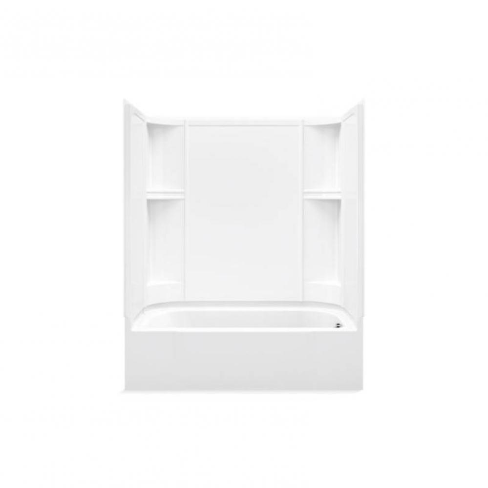 Accord® 60-1/4'' x 30'' smooth bath/shower with right-hand drain