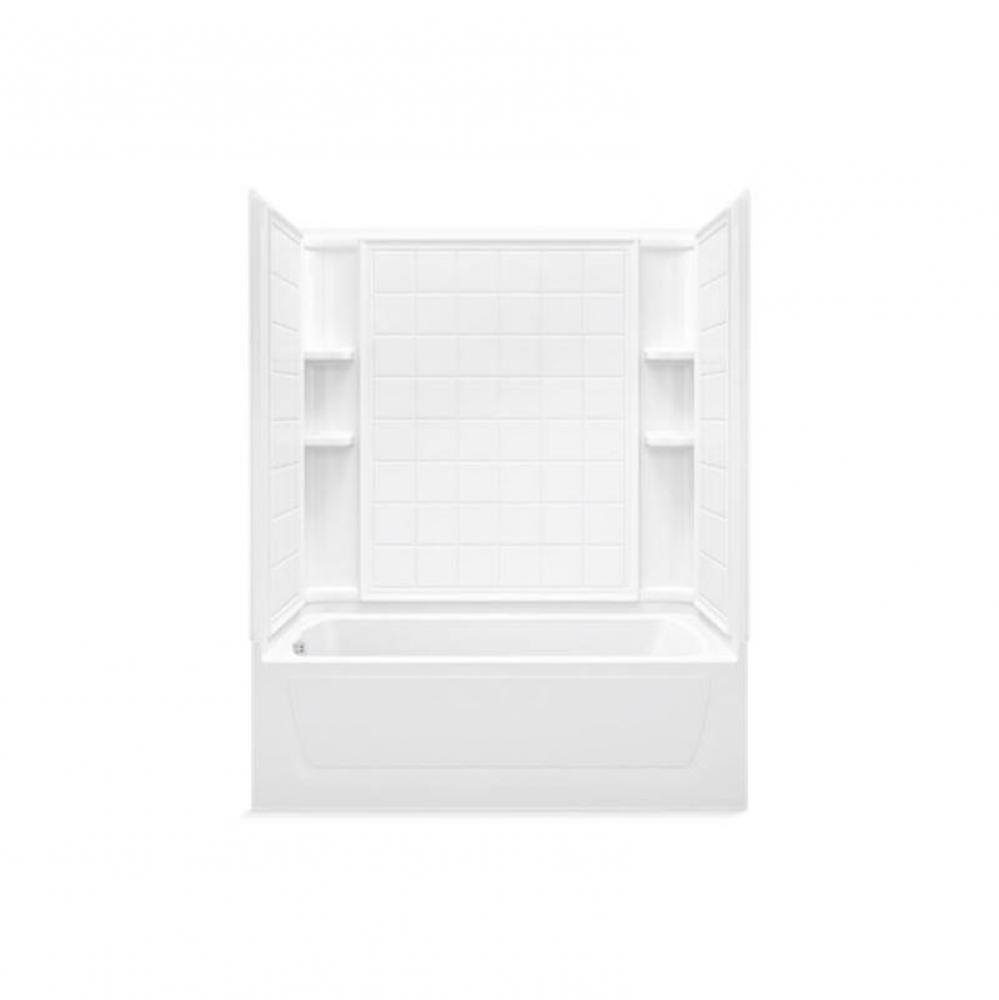 Ensemble Series 7612, 60'' x 32'' Whirlpool/Shower