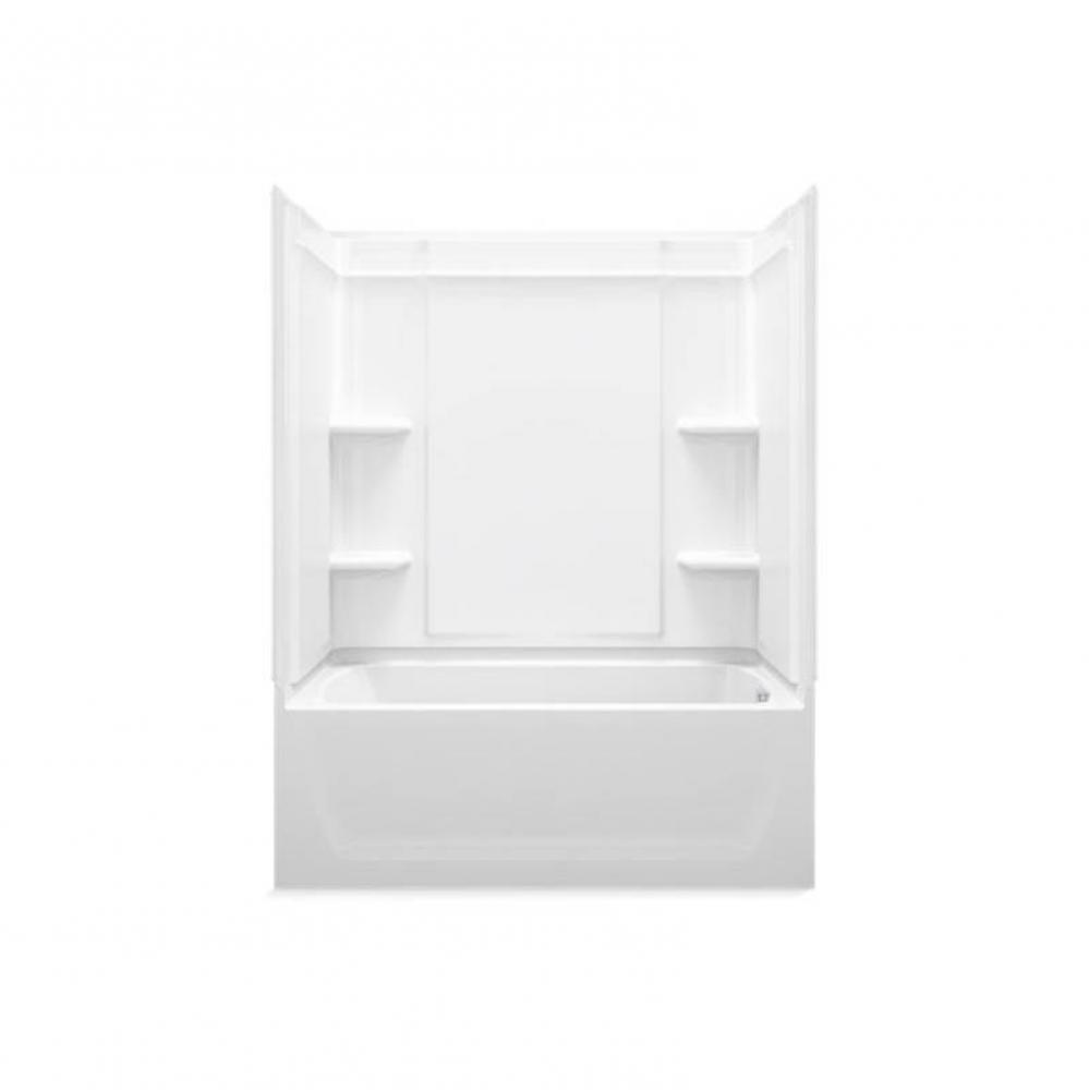 Ensemble™ Medley® 60'' x 32'' bath/shower with right-hand above-floor d