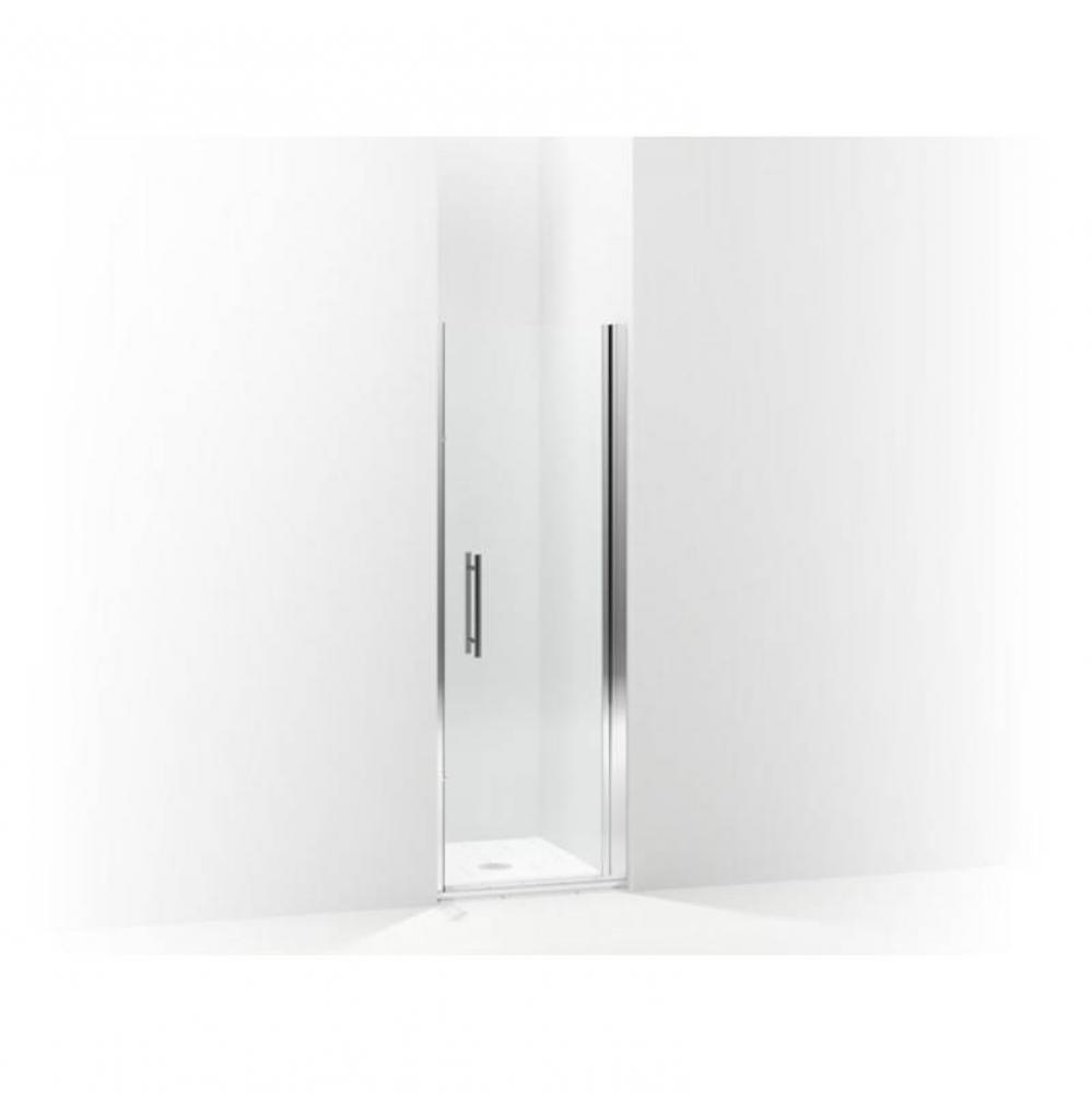 Finesse™ Peak® Headerless frameless pivot shower door 33'' max opening x 67'