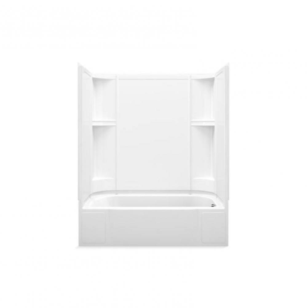 Accord, Series 7124, 60'' x 30'' x 72'' Smooth Whirlpool Bath/Shower