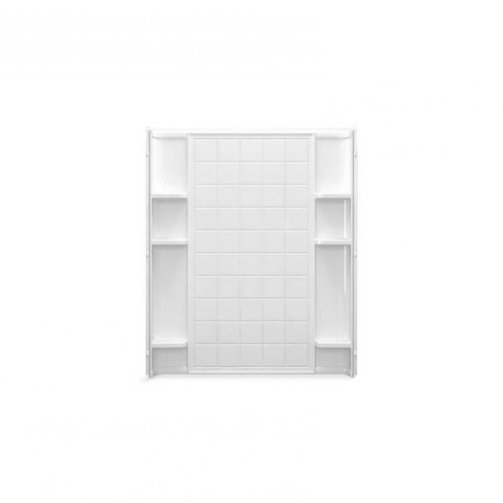 Ensemble™ 60'' x 72-1/2'' tile shower back wall with Aging in Place backerbo