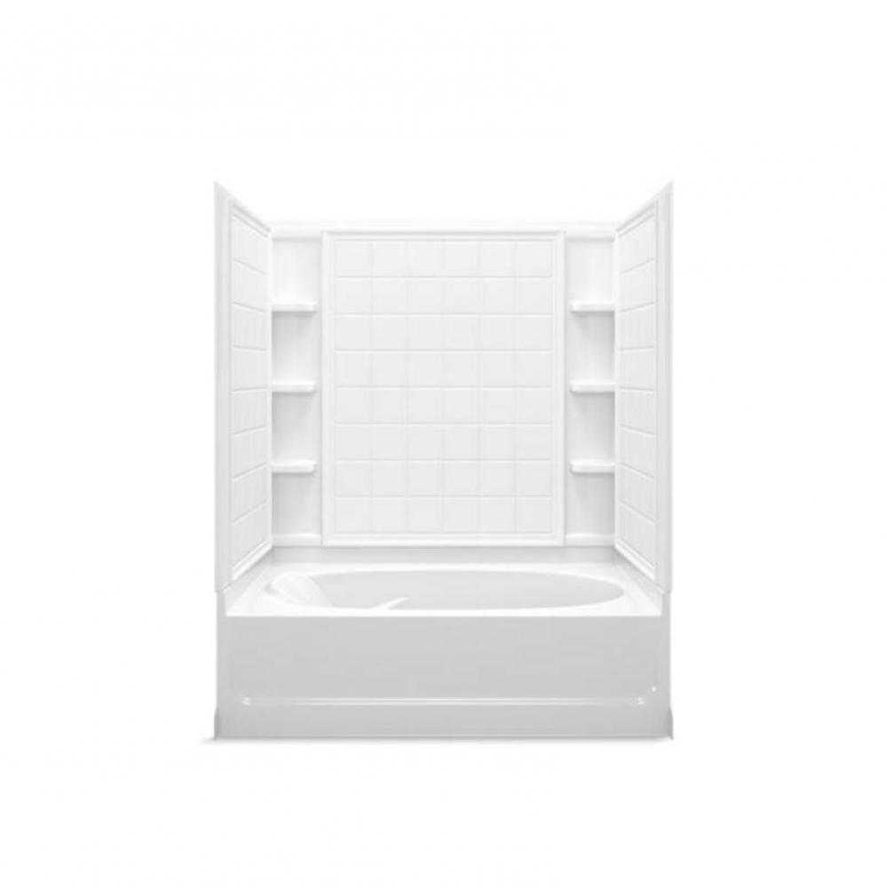 Ensemble™ 60-1/4'' x 36'' tile bath/shower with right-hand drain