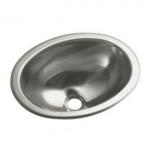 Sterling Plumbing 1181-0 - Oval drop-in/undermount bathroom sink