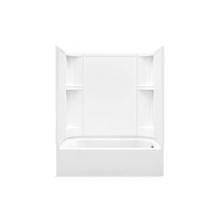 Sterling Plumbing 71240126-0 - Accord® 60-1/4'' x 30'' smooth bath/shower with Aging in Place backerboar