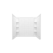 Sterling Plumbing 71114106-0 - Ensemble™ 60'' x 43-1/2'' tile wall set with Aging in Place backerboards