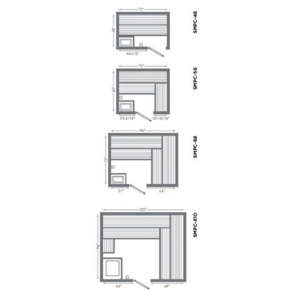 Pre-Cut Sauna Room 5 x 7