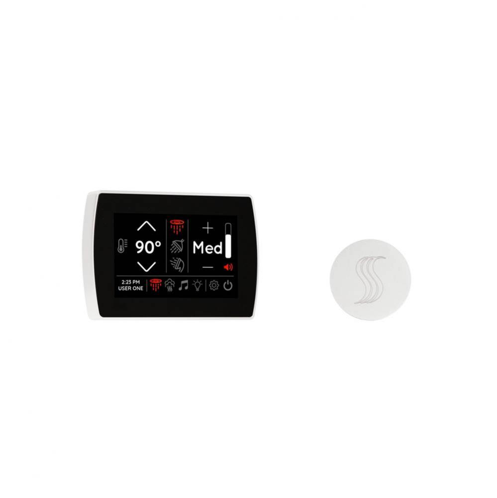 Signatouch Control and Steam Head Kit Round