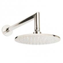 Thermasol 15-1007-SN - 200mm DIA. x 8.5mm, 304SS Shower Head 1/2'' Inlet Round