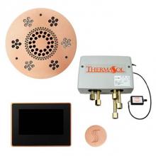 Thermasol TWP7UR-COP - The Total Wellness Package with 7'' ThermaTouch Trim Upgraded Round Copper